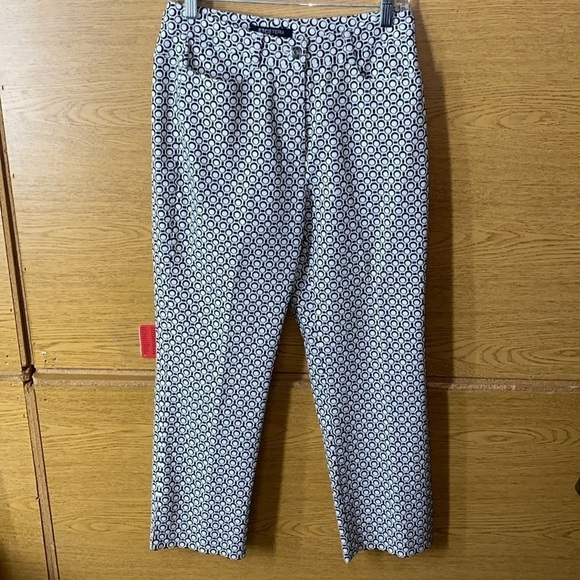 ETCETERA BLACK WHITE CROP DENIM - Picture 1 of 4